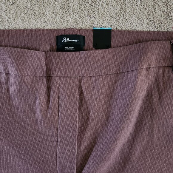 Reitmans Brown Straight Leg Pants - Picture 2 of 6